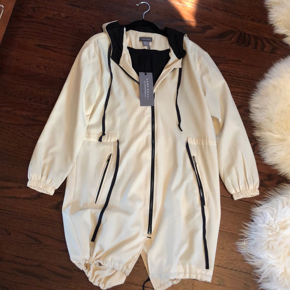 Sans Souci Cargo Jacket with Hood Size Small